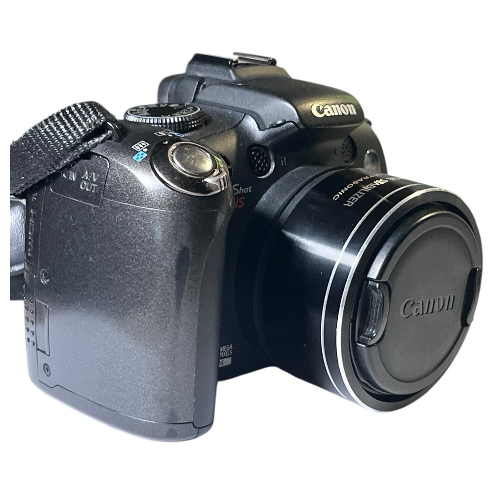 Canon PowerShot SX1 IS 10.0MP Digital Camera 20x Zoom Black PC1331 Japan Remote - Picture 8 of 16